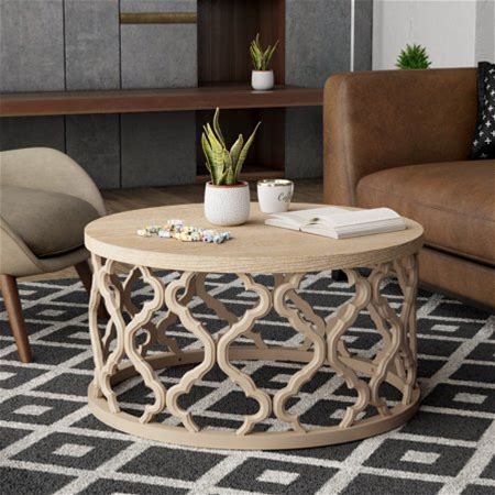 Poly and Bark Sculpture Coffee Table